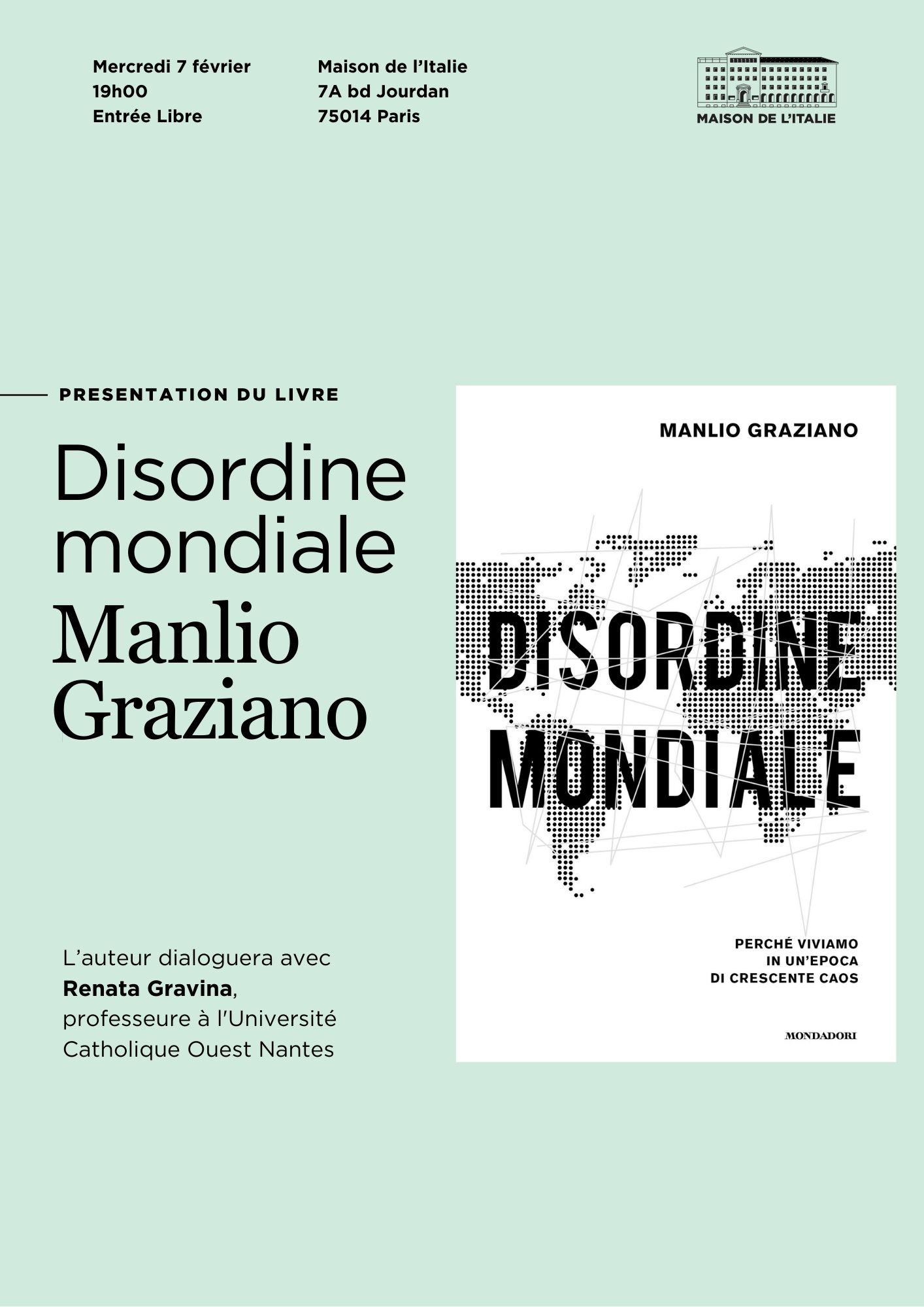 Disordine mondiale – Manlio Graziano 07/02/2024