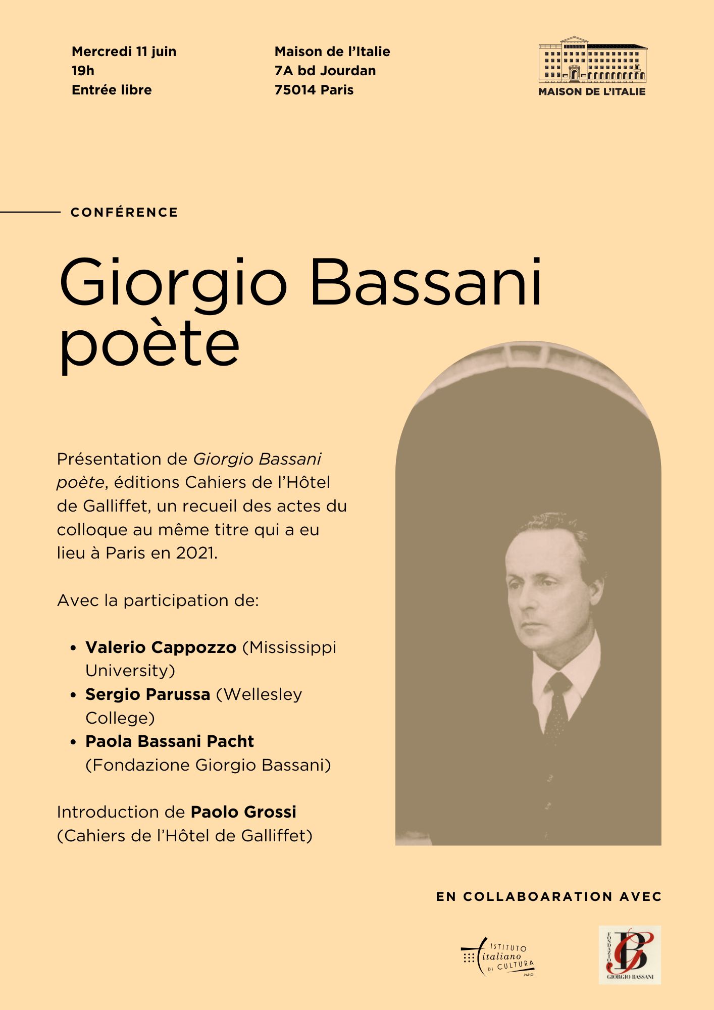 Giorgio Bassani poète