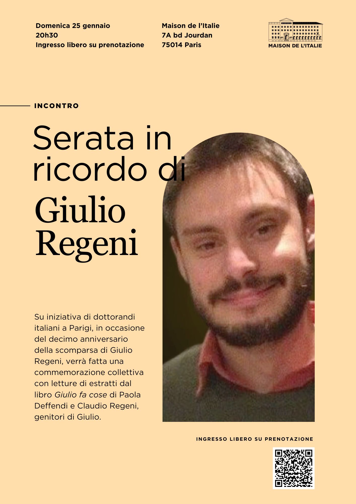 Dix ans après la disparition de Giulio Regeni
