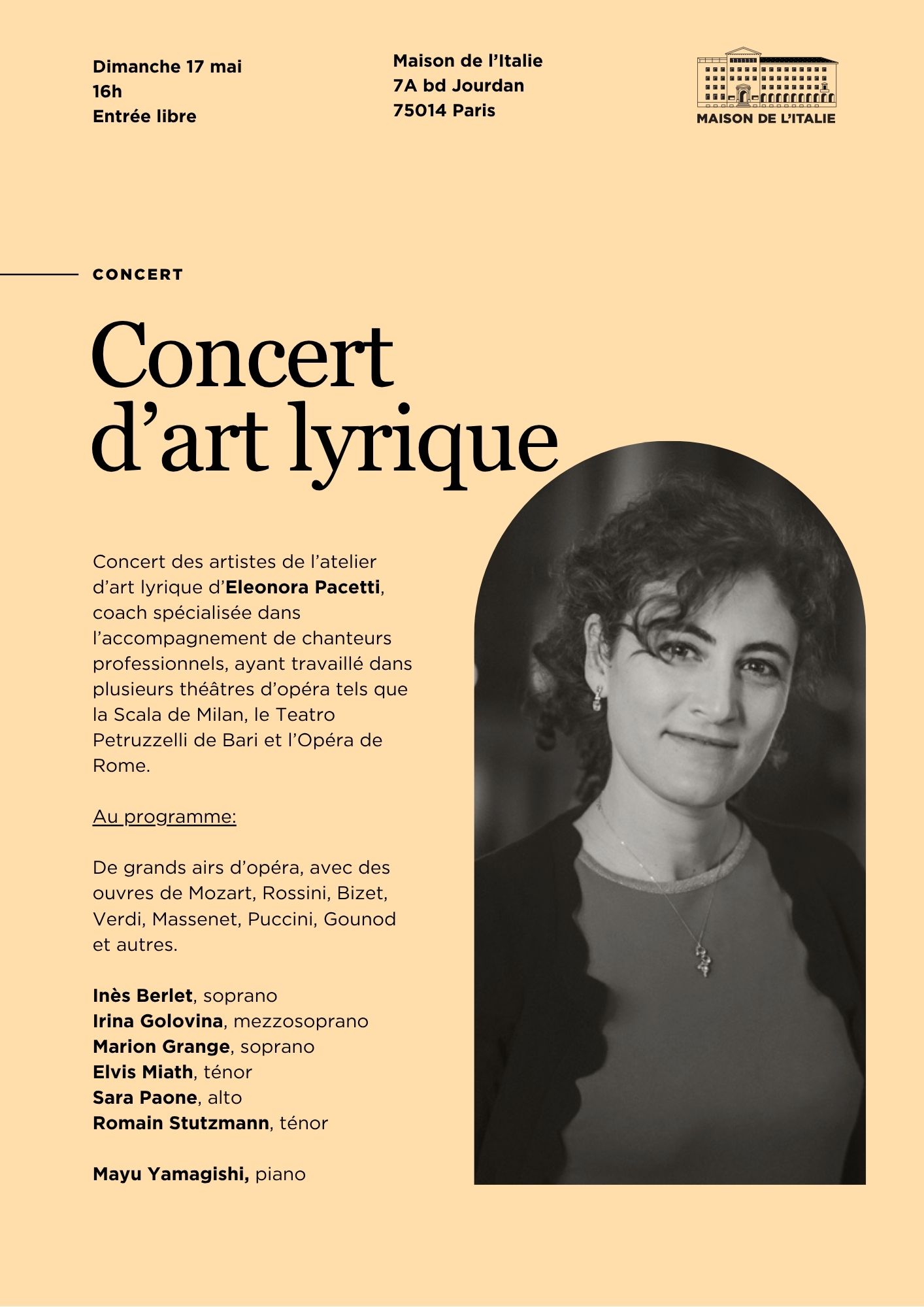 Concert d’art lyrique